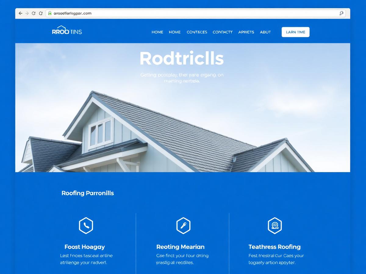 Summit Roofing website design